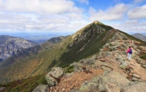 Franconia Ridge Traverse one of the best hikes in Franconia Notch State Park.