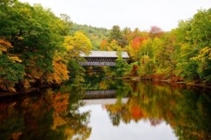 Covered Bridge in the White Mountains, New Hampshire