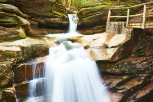 Waterfalls in the White Mountains of New Hampshire