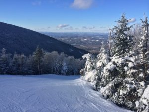 Skiing in the White Mountains of New Hampshire
