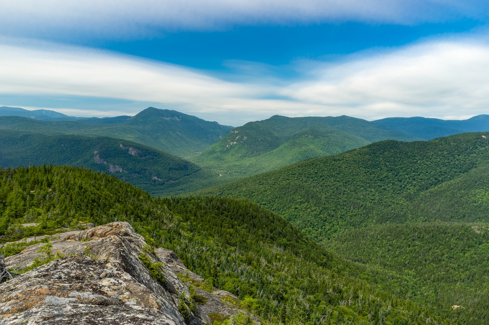 Stunning Views of the White Mountains from Lost River Gorge and Boulder Caves
