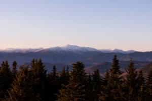 Stunning views from the summit of Mount Washington in the White Mountains