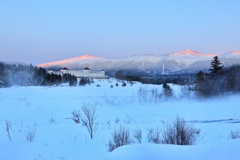 Mount Washington in New Hampshire, home to the best Bretton Woods Skiing