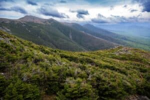 The Presidential Range of the White Mountains in New Hampshire is beautiful in any season.